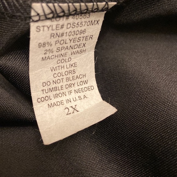 Lexington Avenue Women’s Plus Size 2x Pullover Vampy Velour Roses Scuba  Dress - Picture 4 of 4